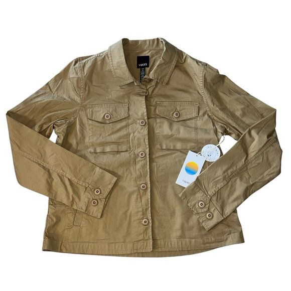 Vuori Women’s Ripstop Utility Jacket Wheat Sz Medium - Picture 2 of 7